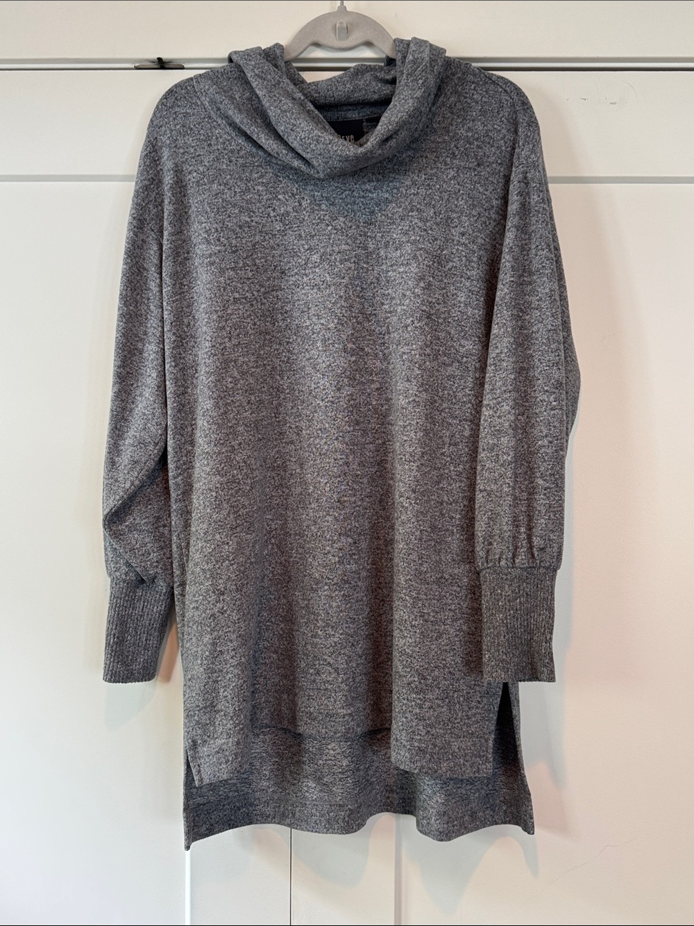 Anthropologie Maeve Gray Marled Sweater Top